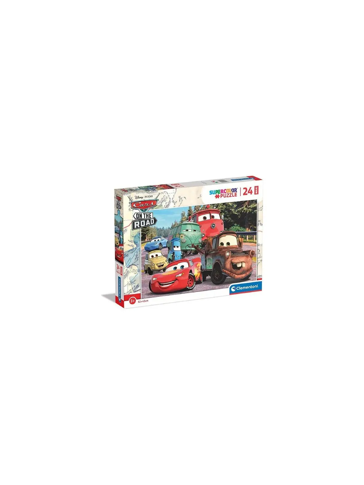 Super Color Maxi Puzzle Cars on the Road 24 pcs