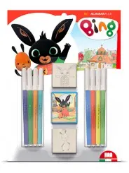 Bing Blister 2 Timbri con Pennarelli Giotto