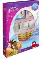 Disney Princess Box 4 Timbri con Pennarelli Giotto