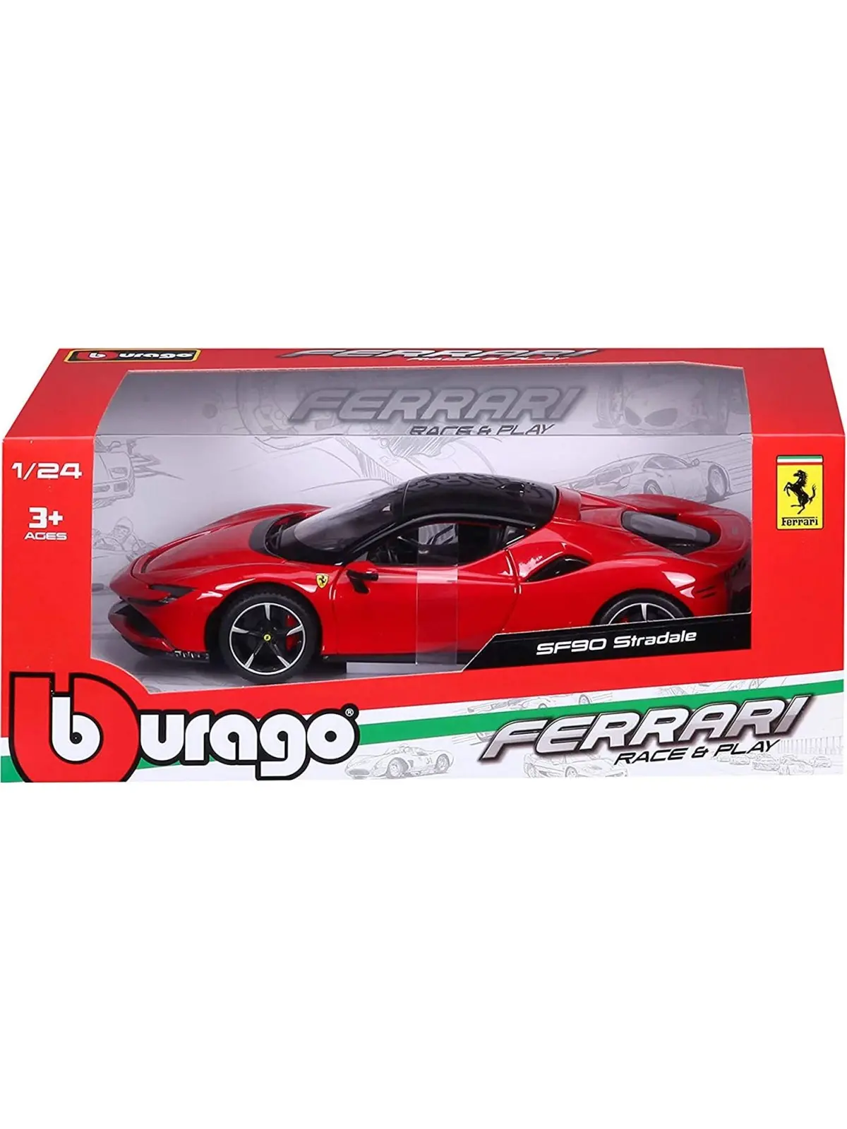 Burago R&P Ferrari SF90 Stradale Scala 1/24