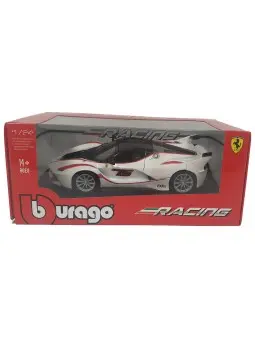 Burago Ferrari Racing FXX K Bianca Scala 1/24