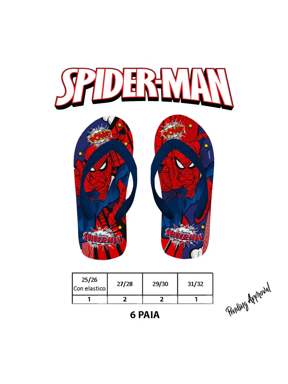 Infradito Spiderman AST1