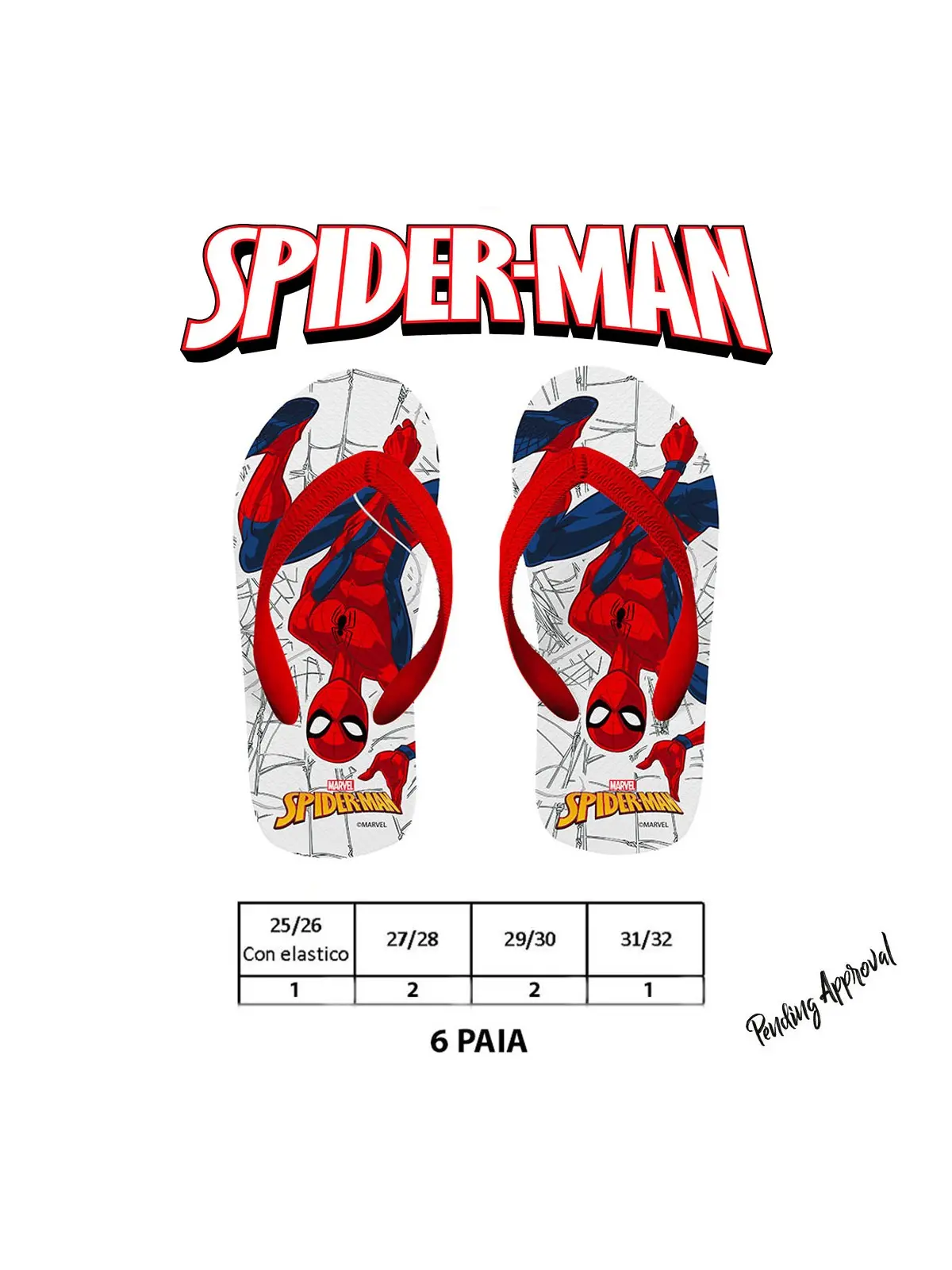 Infradito Spiderman AST2