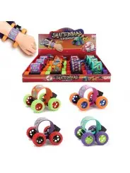 Skateboard Pull Back Slap Bracelet