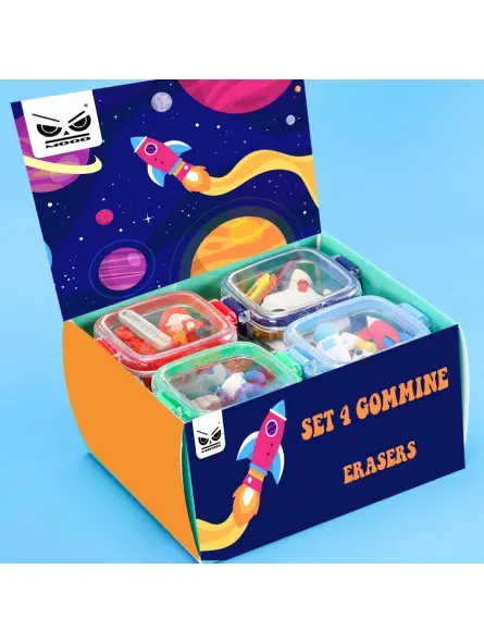 Set 4 Gommine Spazio ST6786