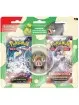 Pokemon Blister 2 Bustine con Mini Action Figure Gomma