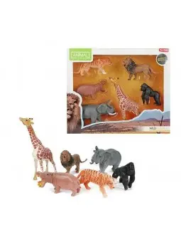 Wild Animal World Set 6 Pcs