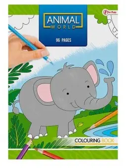 Animal World Colouring Book