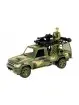 Alfafox Jeep Militare Radiocomandata con Soldato