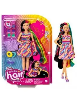 Barbie Totally Hair Look con Abito a Cuori