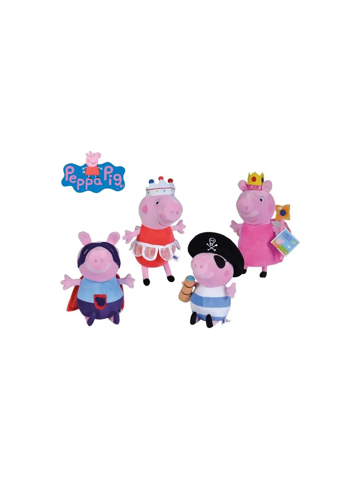 Peluches Peppa Pig 26 Cm 6 Assortiti