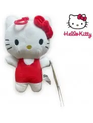 Peluche Hello Kitty 17 Cm con Bagclip 3 Assortiti