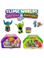 Slime Worlds Unicornios Vs Dinosaurios