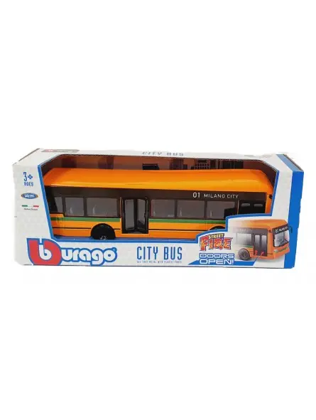 Autobús urbano Burago Milán 19 cm