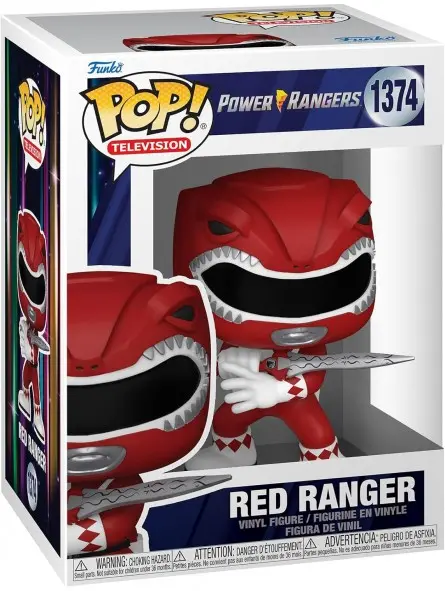 Funko Pop Power Rangers Rouge 1374