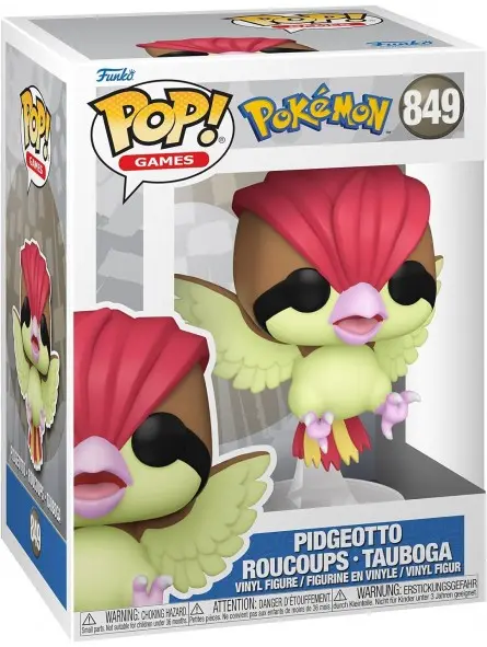 Funko Pop Pokemon Pidgeotto 849