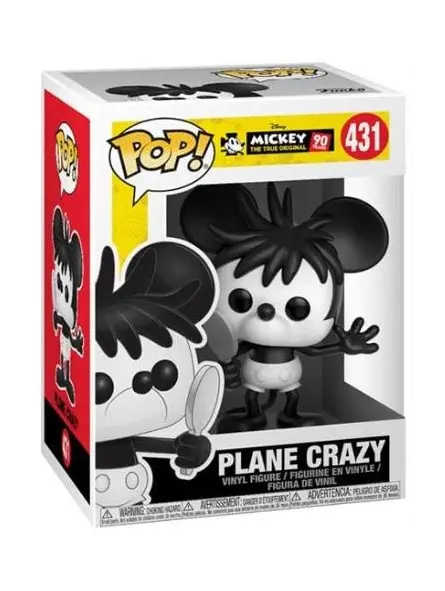 Funko Pop Mickey Avion Fou 431