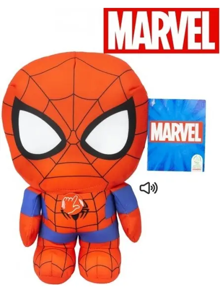 Peluche Spiderman avec son 28 cm