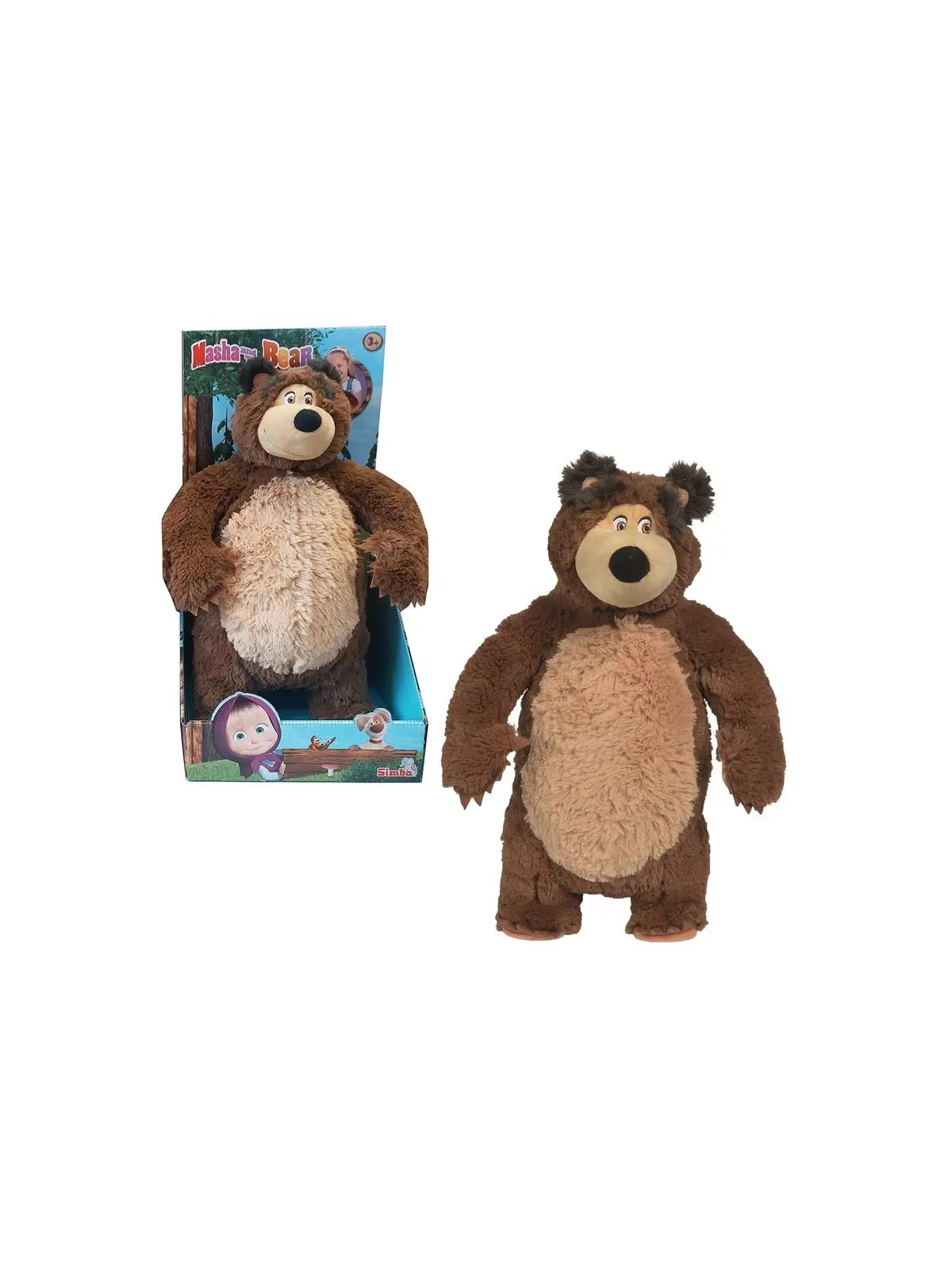 Peluche Masha et l'ours 40cm