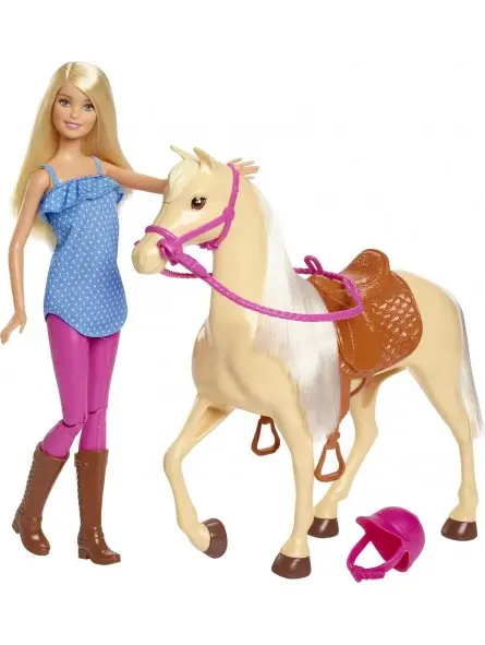 Poupée Barbie et cheval