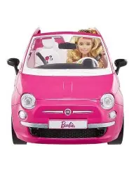 Barbie Doll with Fiat 500
