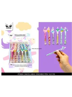 Penna Cancellabile Unicorni Fantastici ST7053