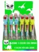 6-farbiger Dinosaurier-Stift mit ST6764-Stempel