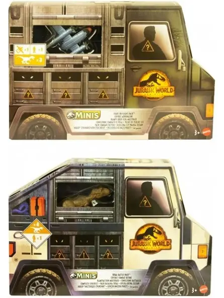 Minifigura del juego sorpresa de Jurassic World Minis