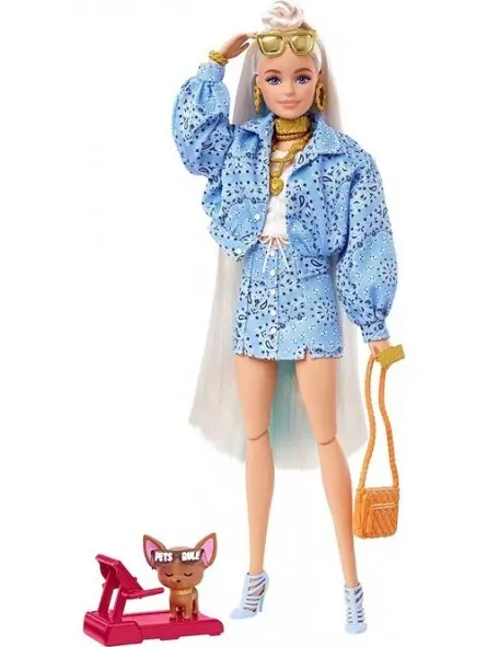 Barbie Styling Extra Doll con Animale