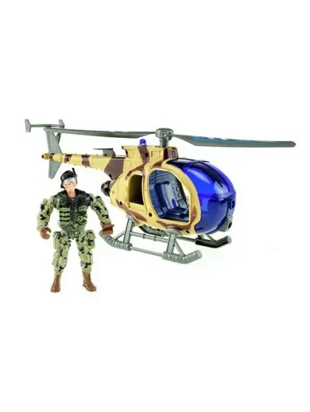 Alfafox Elicottero Militare con Soldato