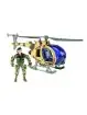 Helicóptero militar Alfafox con soldado