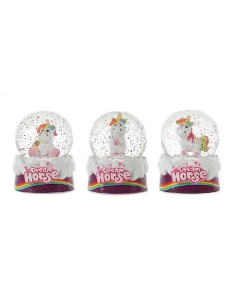 Globo de nieve Dream Horse Unicornio