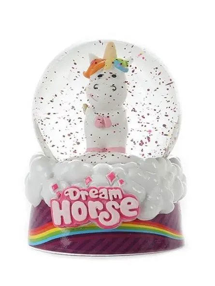 Globo de nieve Dream Horse Unicornio