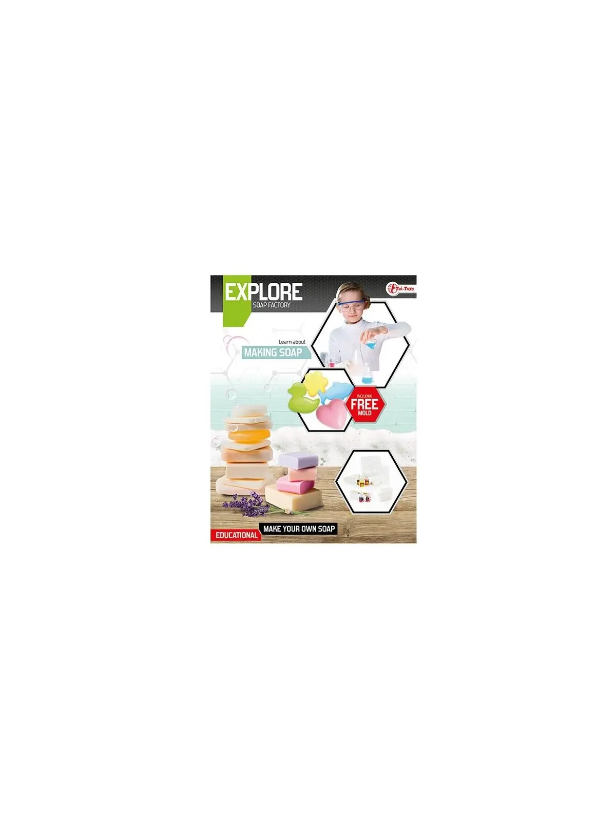 Explorez le kit scientifique pour fabriquer du savon