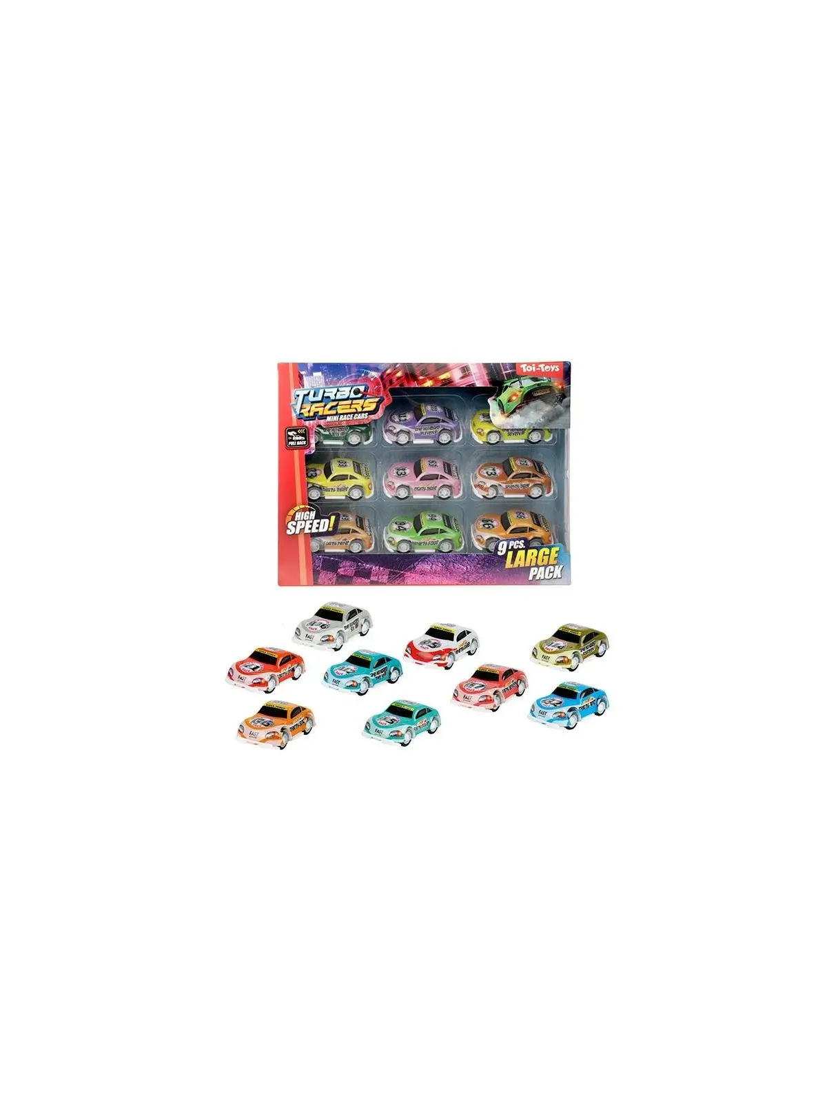 Turbo Racers Mini Voitures Vitesse