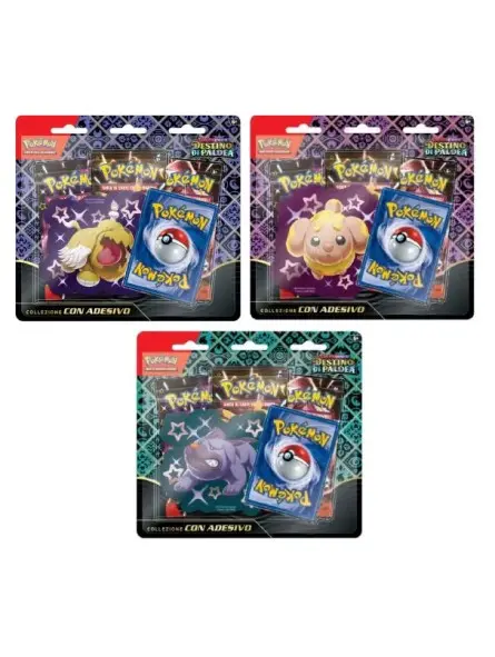 Pokemon Destino di Paldea Collezione con Adesivo