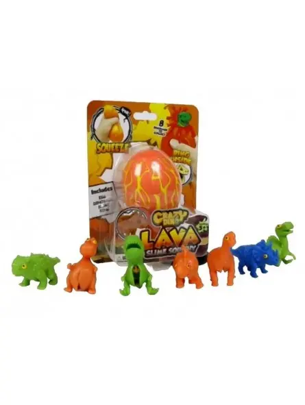 Crazy Dino Lava Slime Squishy