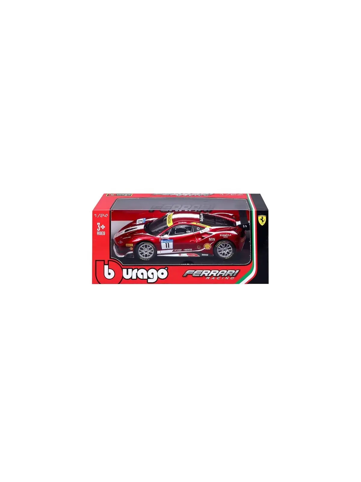 Burago Ferrari 488 Challenge Formula Racing 2017 Scala 1/24