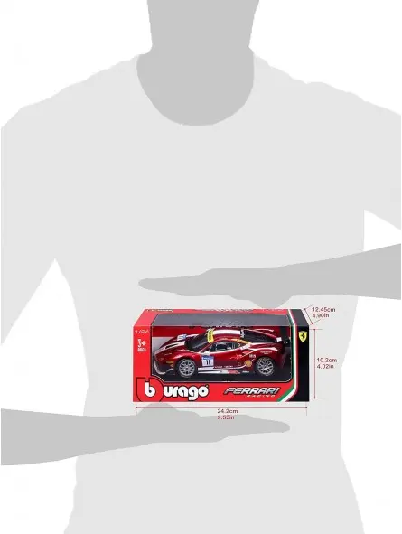 Burago Ferrari 488 Challenge Formula Racing 2017 Scala 1/24