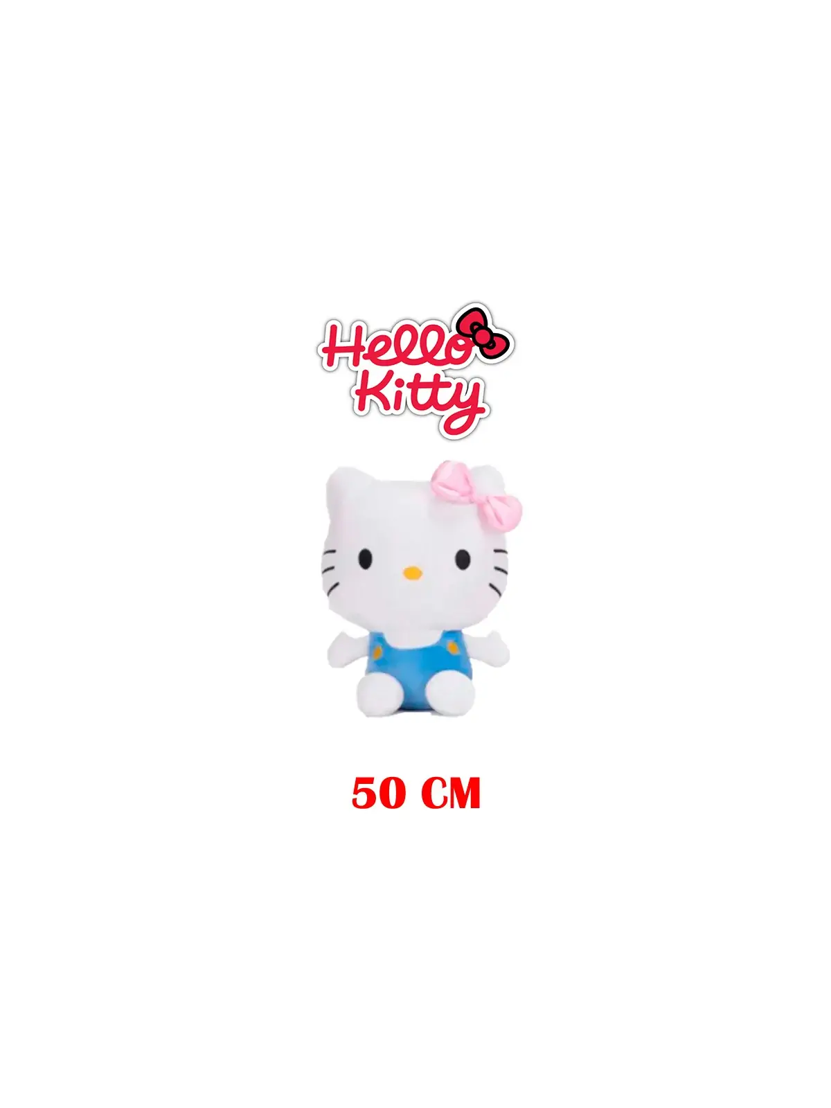 Peluche Hello Kitty con Vestito Blu 50 CM