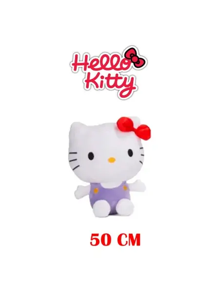 Peluche Hello Kitty con Vestito Viola 50 CM