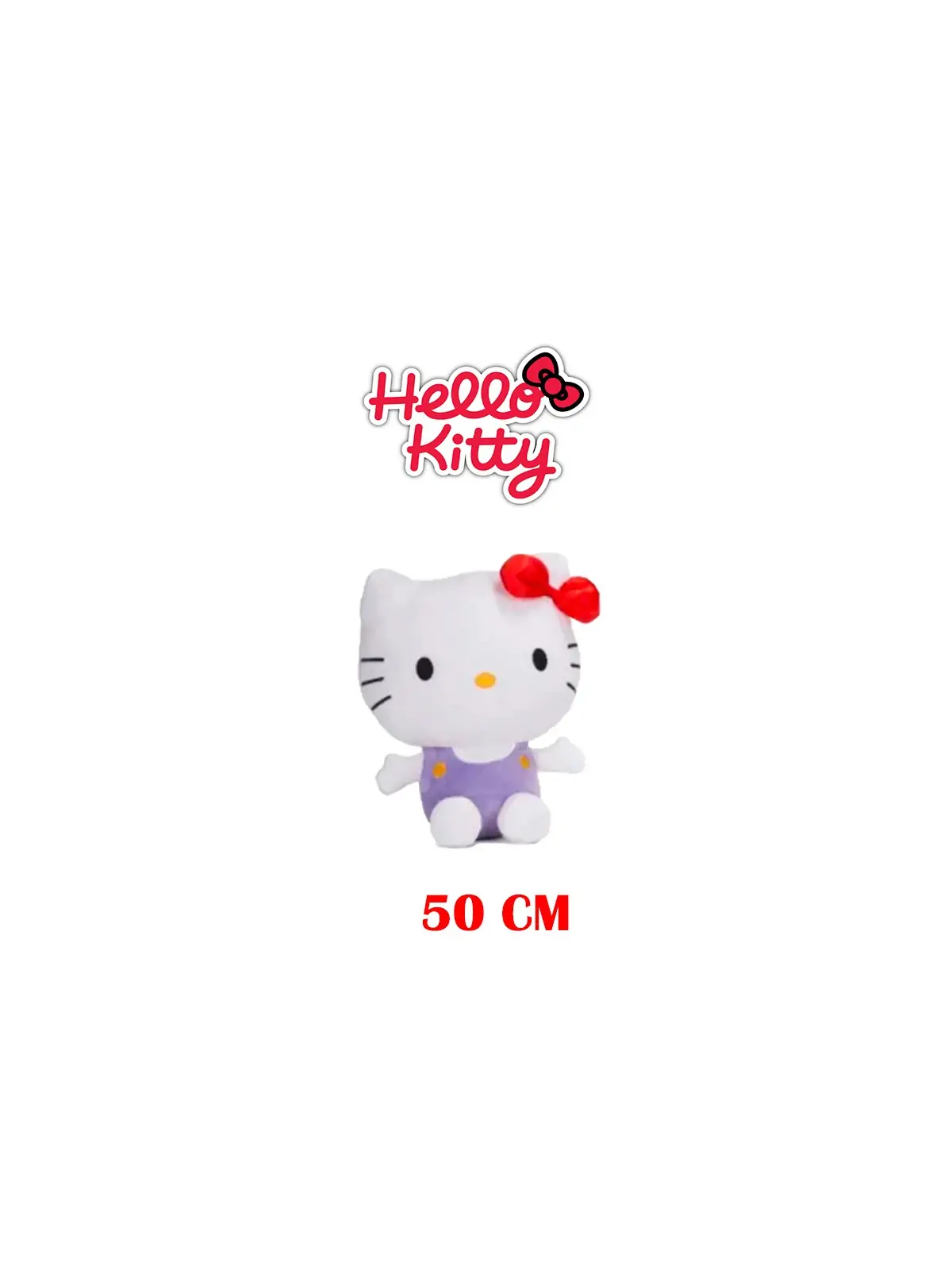 Peluche Hello Kitty con Vestito Viola 50 CM