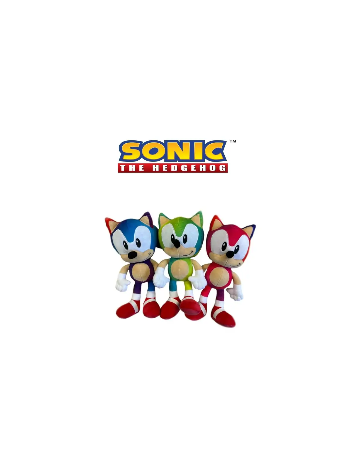 Peluche Sonic The Hedgehog Multicolor 30 CM