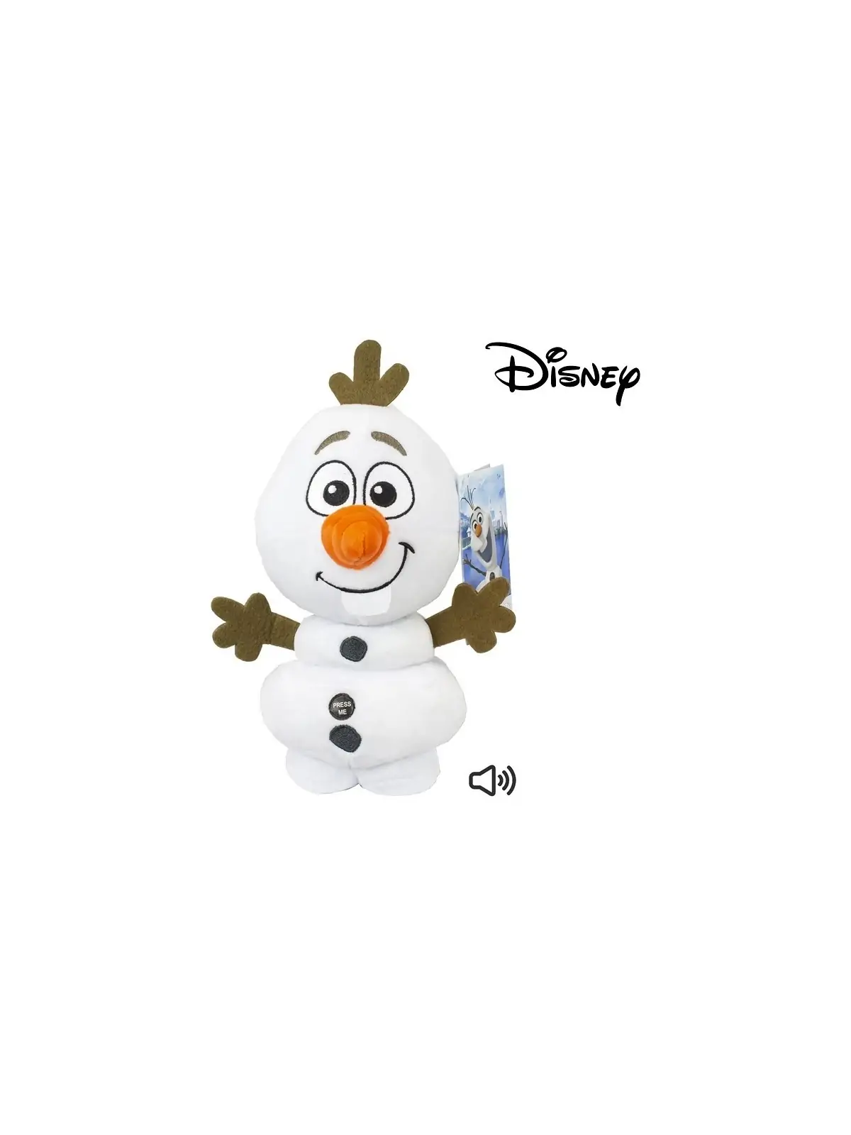 Peluche Disney Frozen Olaf con Suono 30 CM