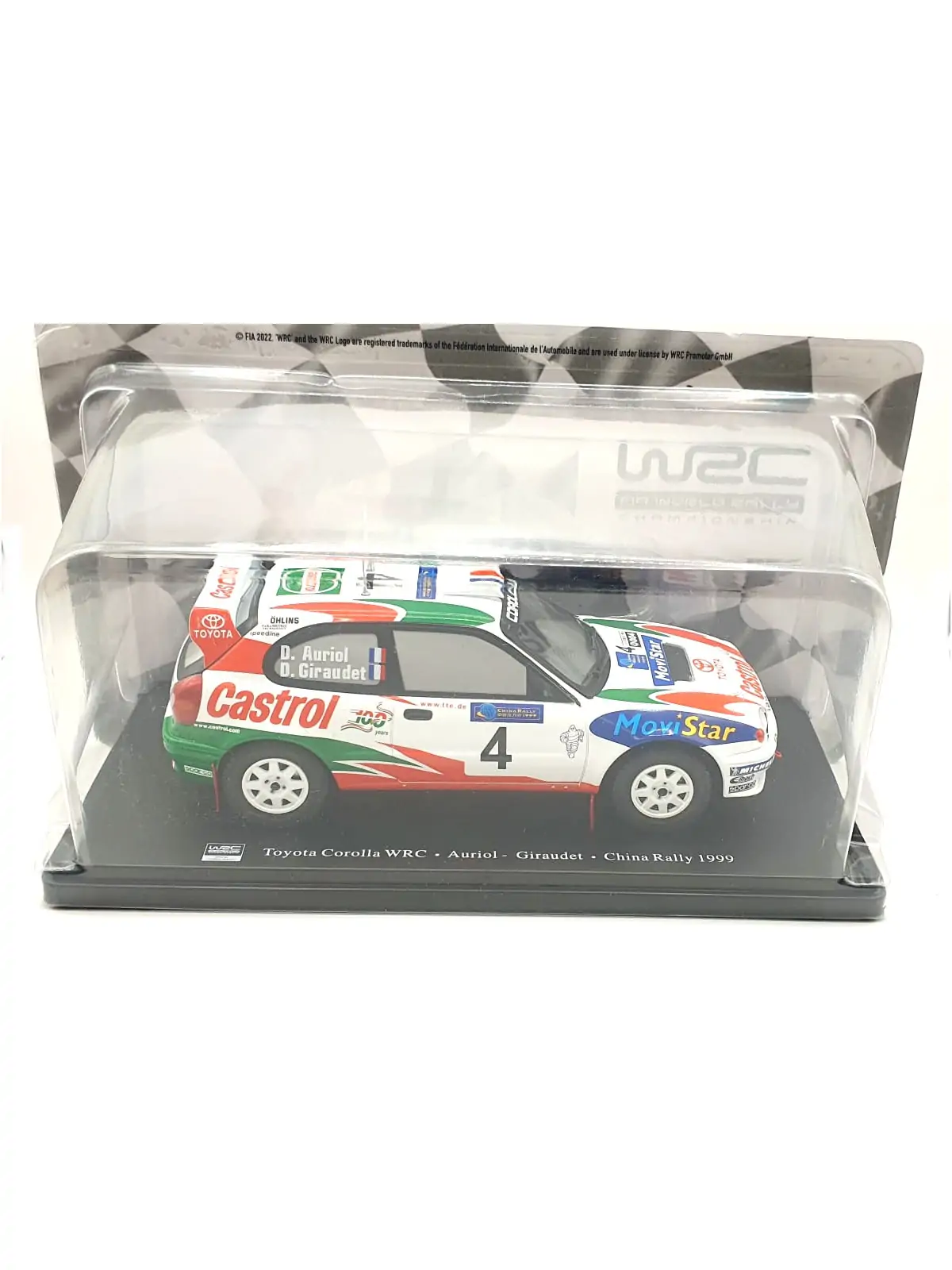 Toyota Corolla WRC Auriol Giraudet China Rally 199 Scala 1/24