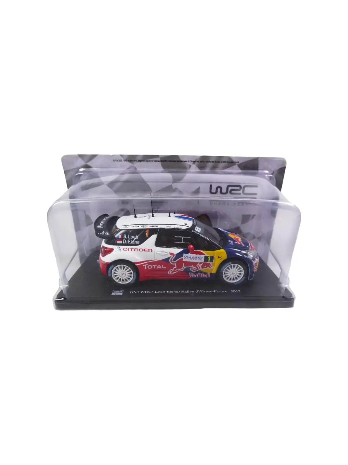 Citroen DS3 WRC Loeb Elena Rallye D'alsace france 2012 Scala 1/24