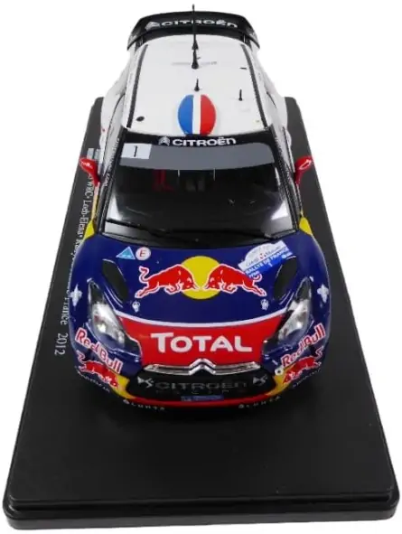 Citroen DS3 WRC Loeb Elena Rallye D'alsace france 2012 Scala 1/24