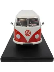 Volkswagen T1 Split Screen Kombi Minibus Rosso Scala 1/24