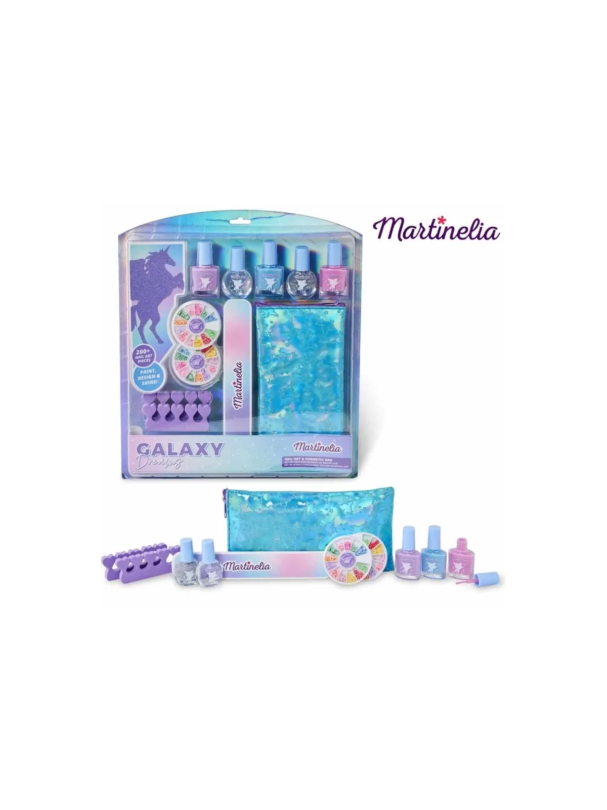 Martinelia Galaxy Dreams Nail Set & Cosmetic Bag