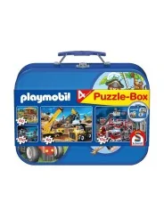 Playmobil Schmidt Puzzle Box con Custodia in Metallo 21 x 27,5 CM